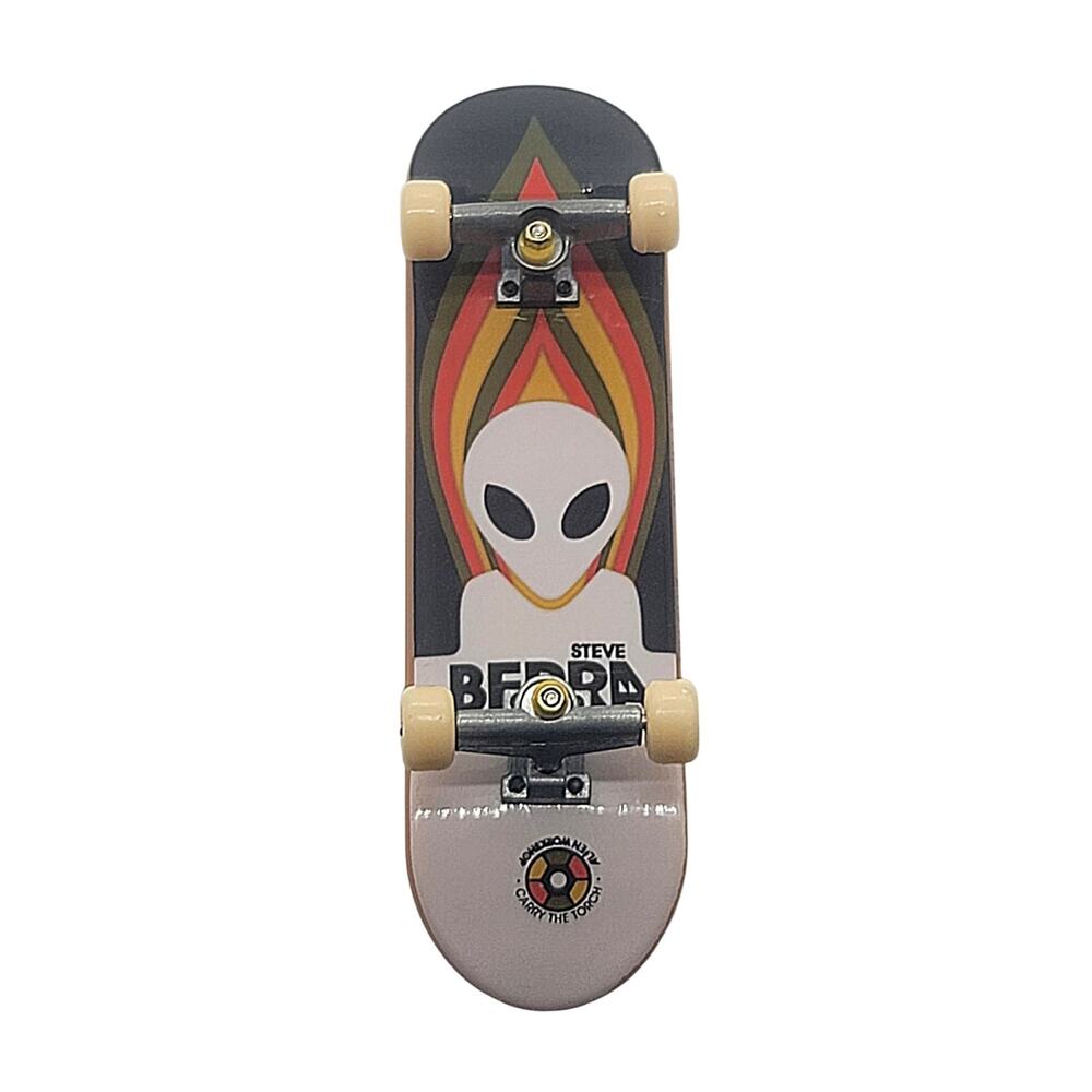 Vtg Alien Workshop Tech Deck Fingerboard Skateboard Steve Berra Carry Torch 96mm